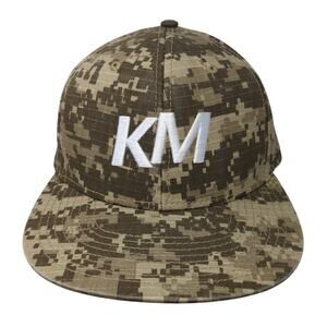 KM Kelly Moore Paints Snapback Hat Multicolor One Size Adjustable Platinum